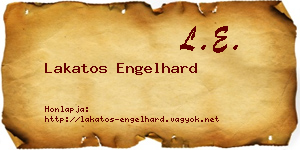 Lakatos Engelhard névjegykártya